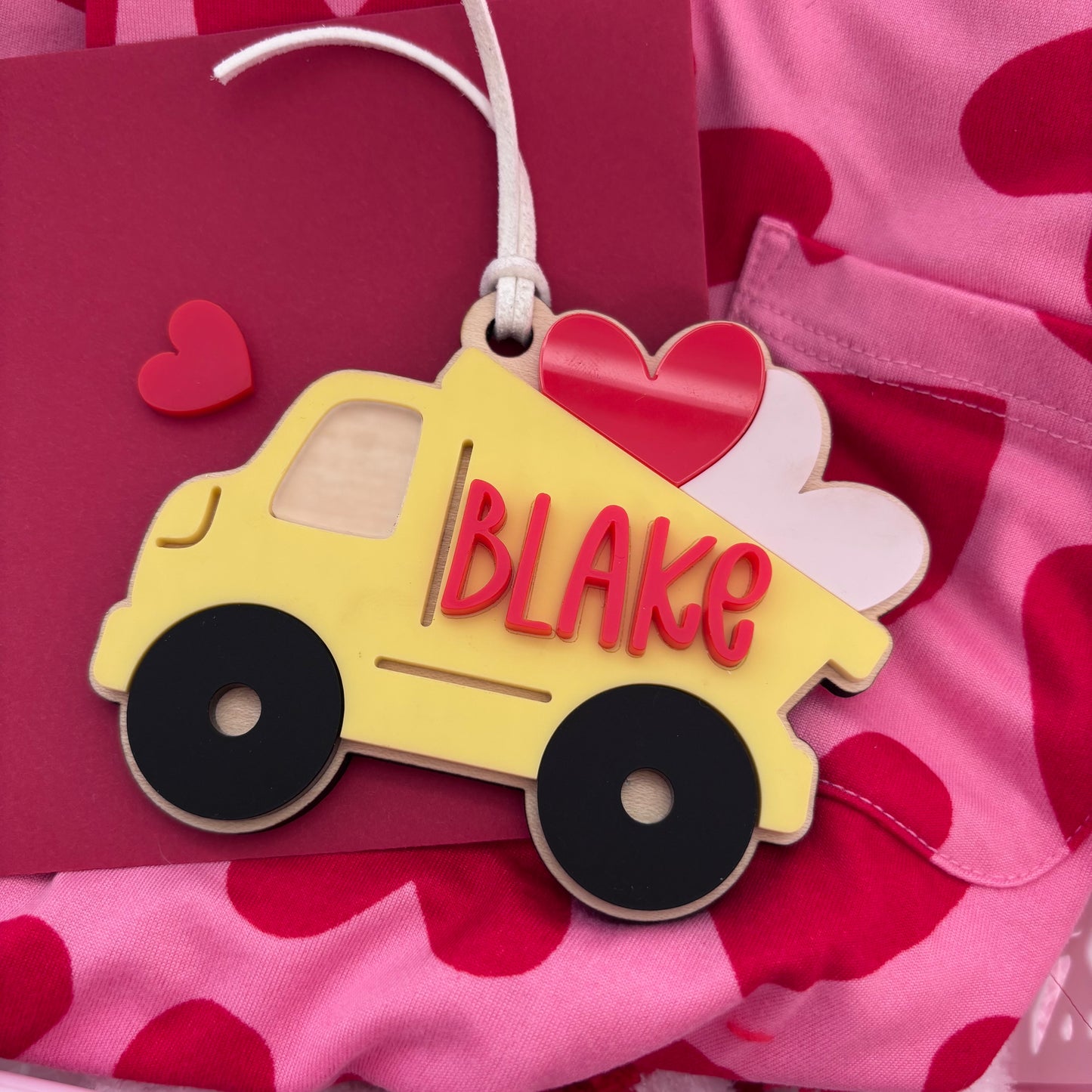 Personalised Love Truck Tag