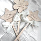 Personalised Bridesmaid or Flower Girl Wedding Wand