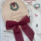 My First Christmas Personalised Plaque - Wreath
