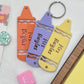 Crayon Keyrings