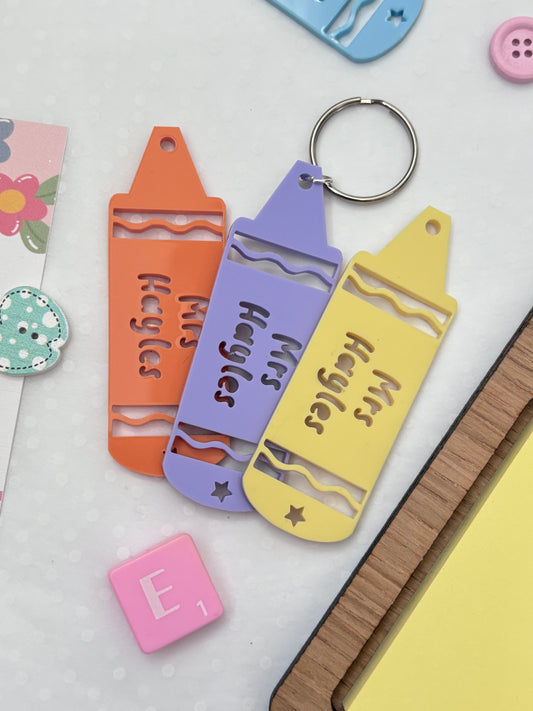 Crayon Keyrings