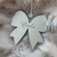 Personalised Bow Bauble
