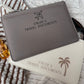 Luxury Personalised Travel Wallet - Palm Tree