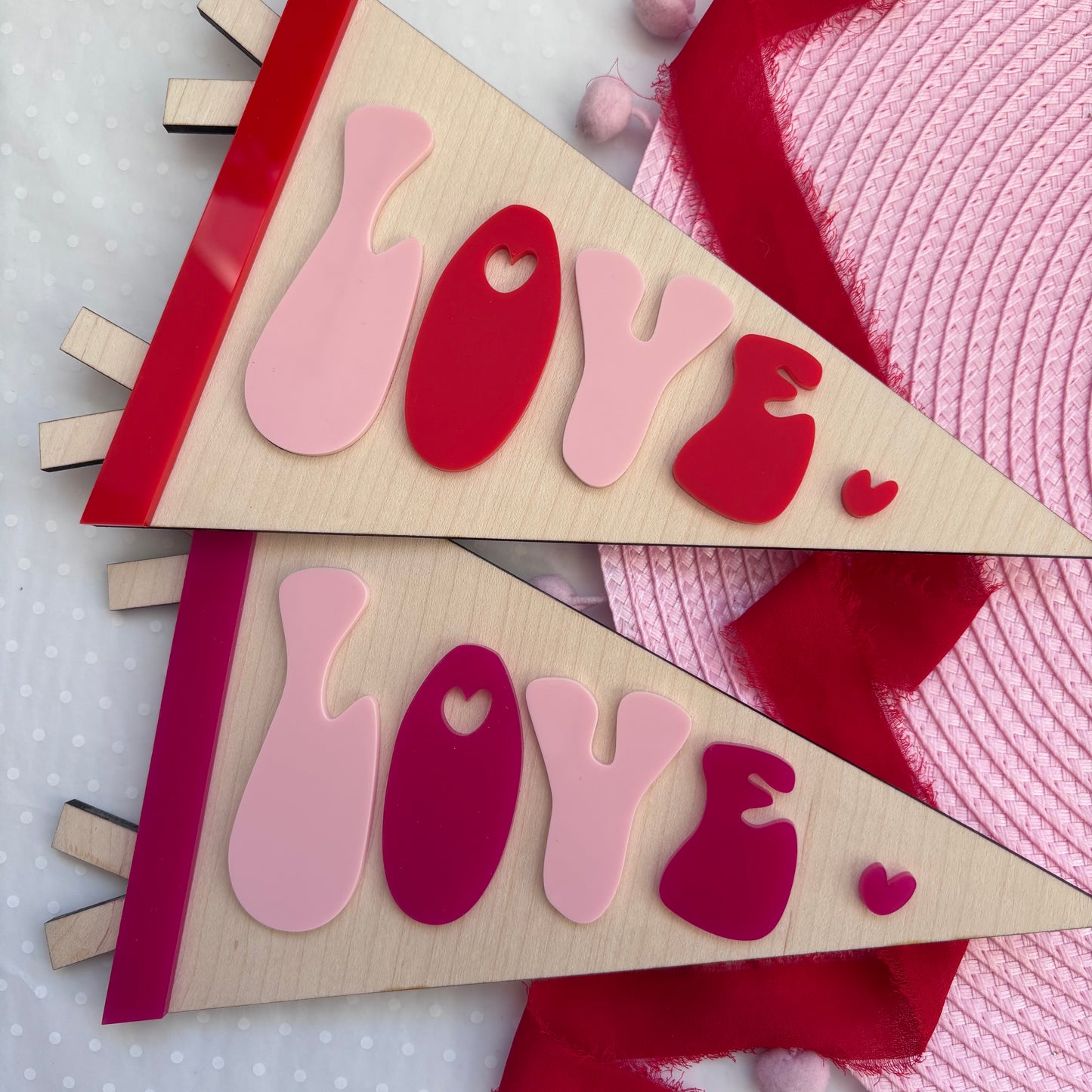 Valentines Love Pennant