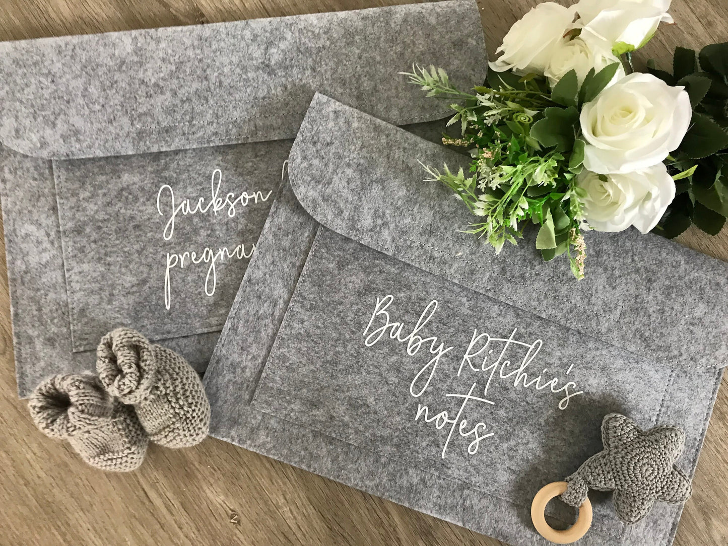 Personalised Pregnancy Document Folder