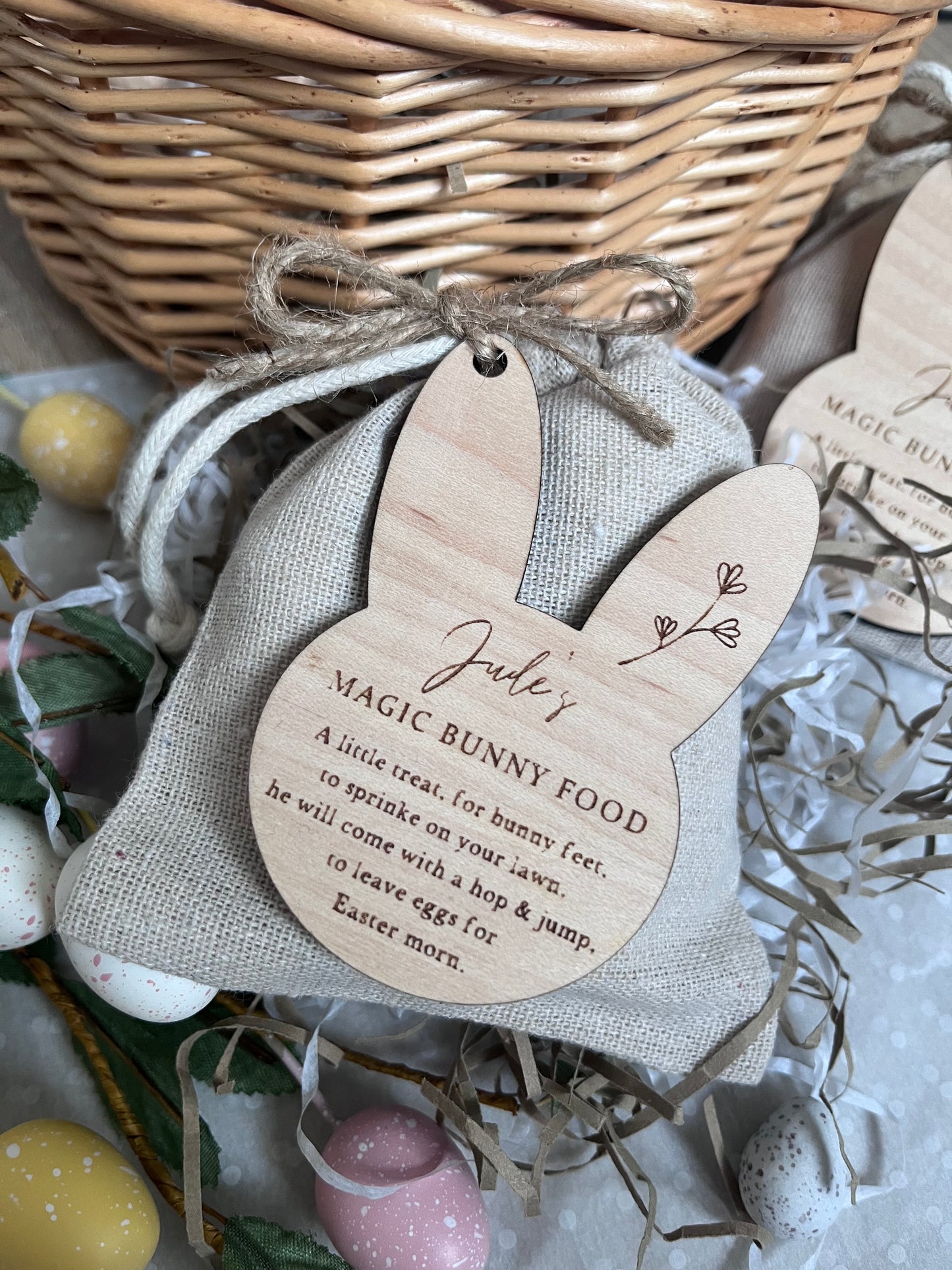 Personalised Magic Easter Bunny Food