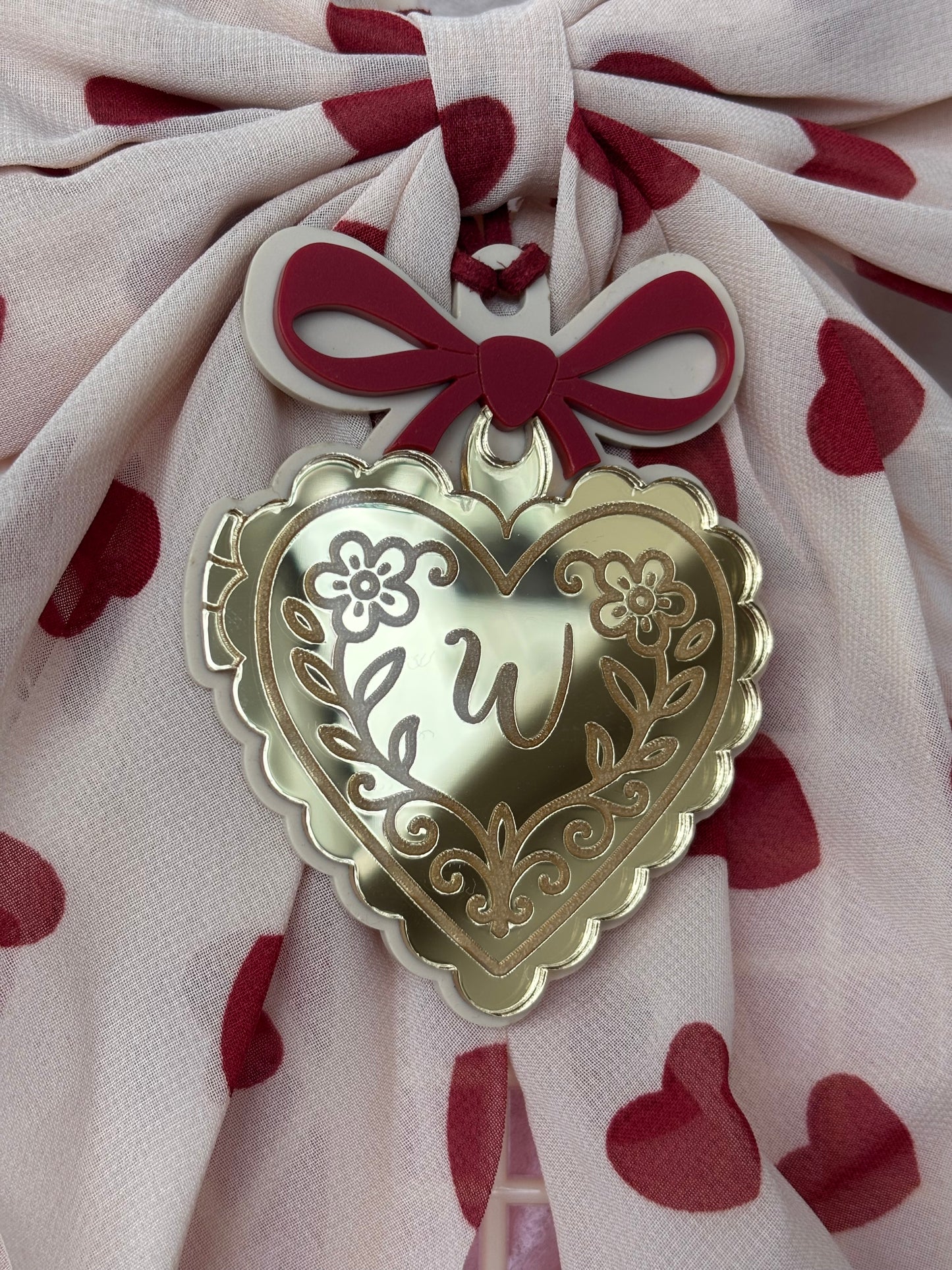 Gold Locket Heart Tag