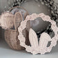 Easter Bunny Wooden Wreath
