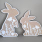 Floral Bunny Wall Decor