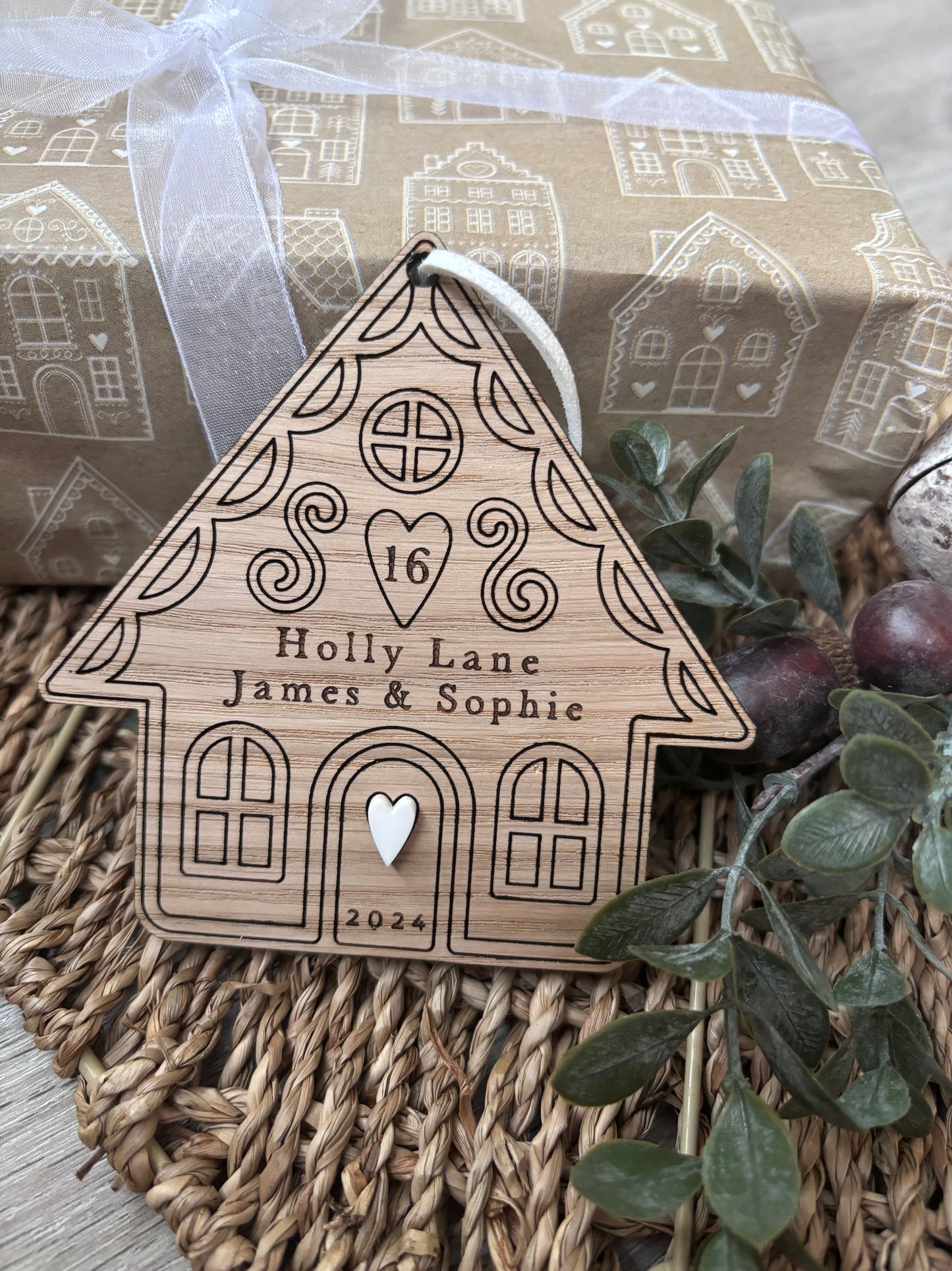 Gingerbread House Bauble - Christmas at Home