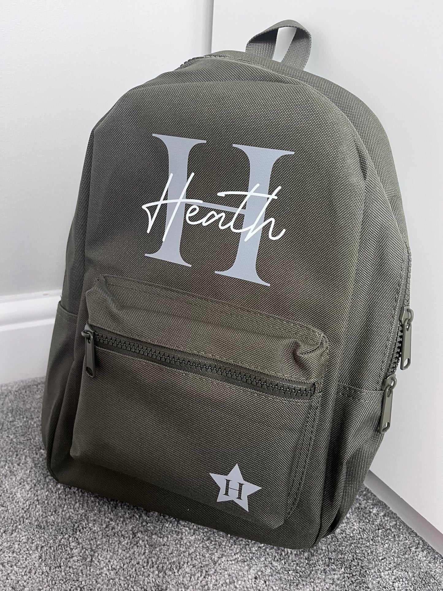 Personalised Kids Rucksack Star