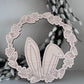 Easter Bunny Wooden Wreath