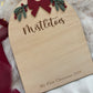 Mistletoes Footprint Plaque