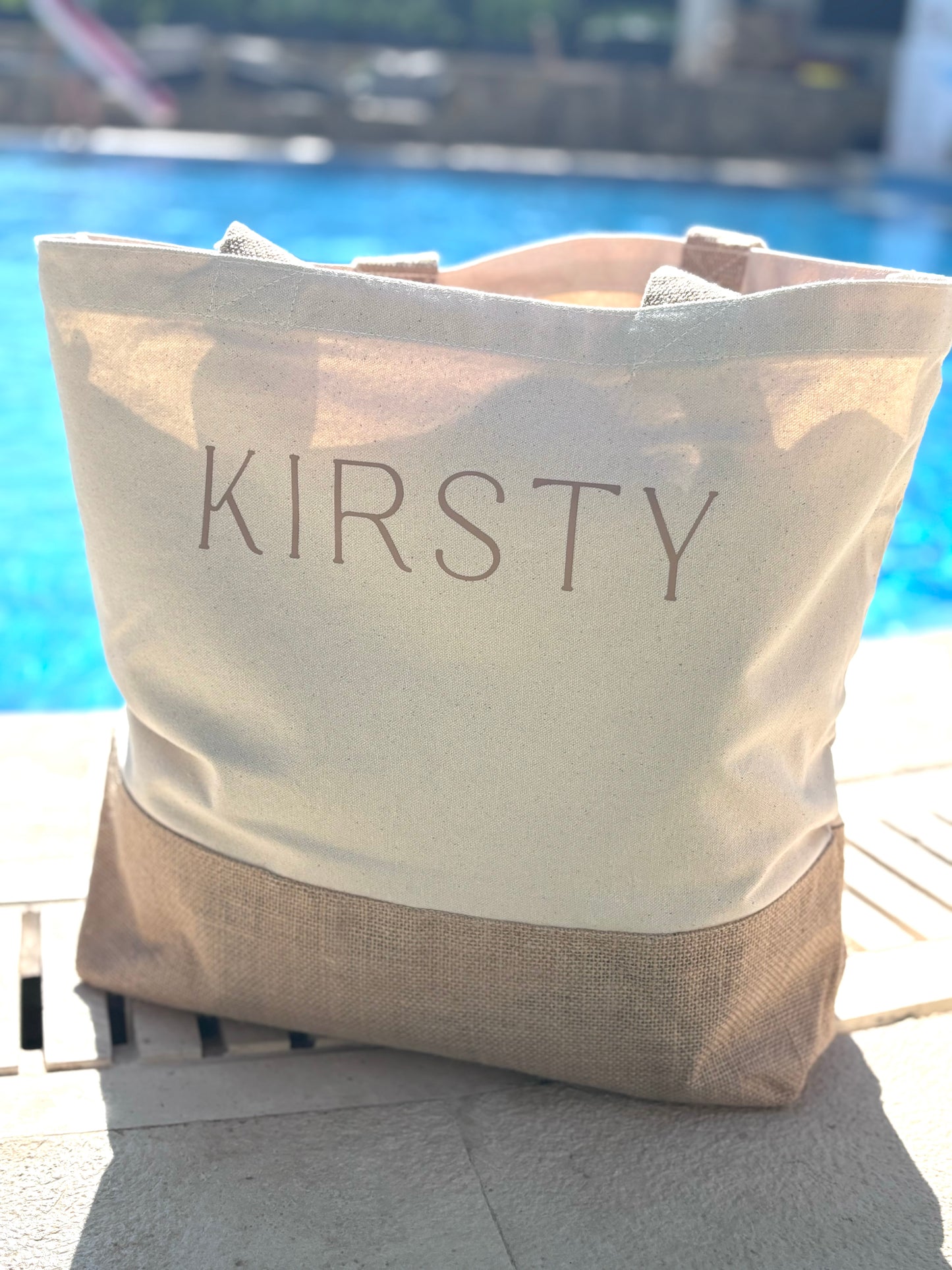 Lux Personalised Beach Bag & Pouches