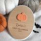 My First Halloween Plaque