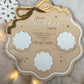 Santa’s Christmas Eve Treat Wavy Bow Board