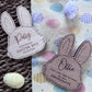 Personalised Easter Bunny Badges