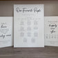 Monochrome Wedding Signage