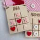 Personalised Valentines Tic Tac Toe