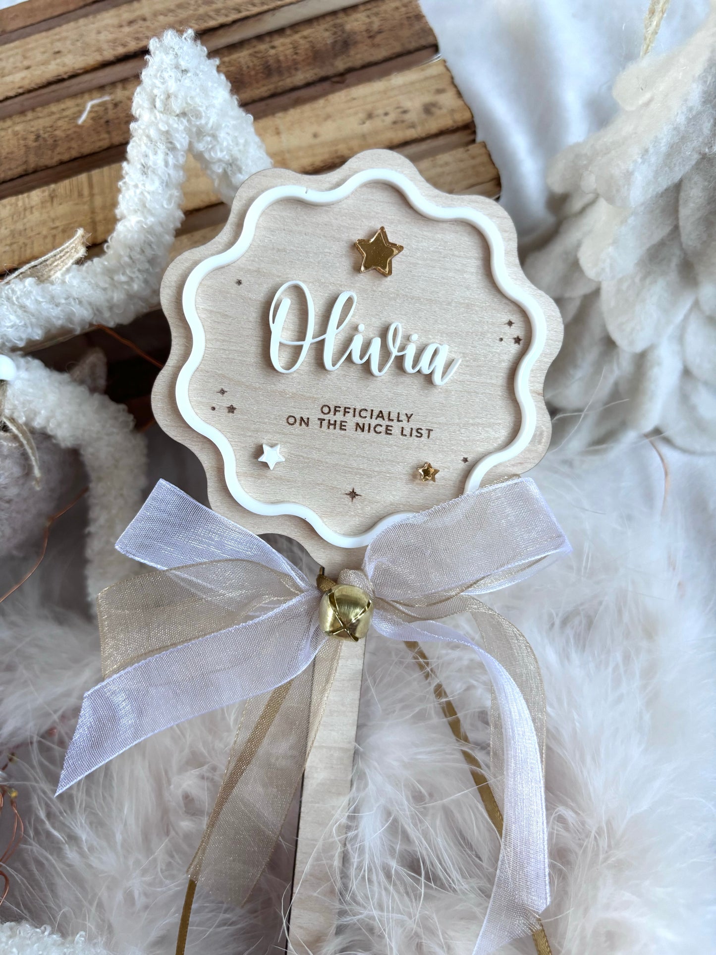 Personalised Luxury Nice List Wand