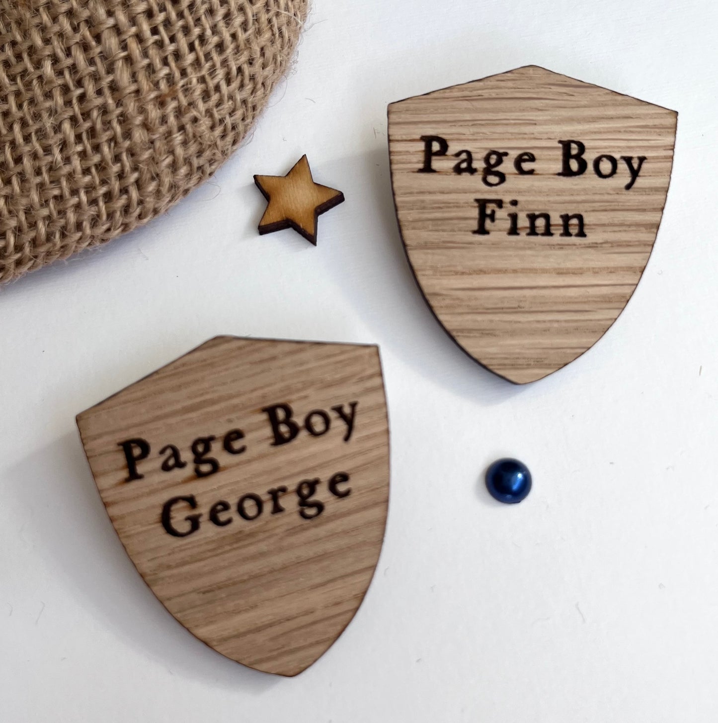 Personalised Page Boy Badge, Page boy Gift, Mini Best Man Badge