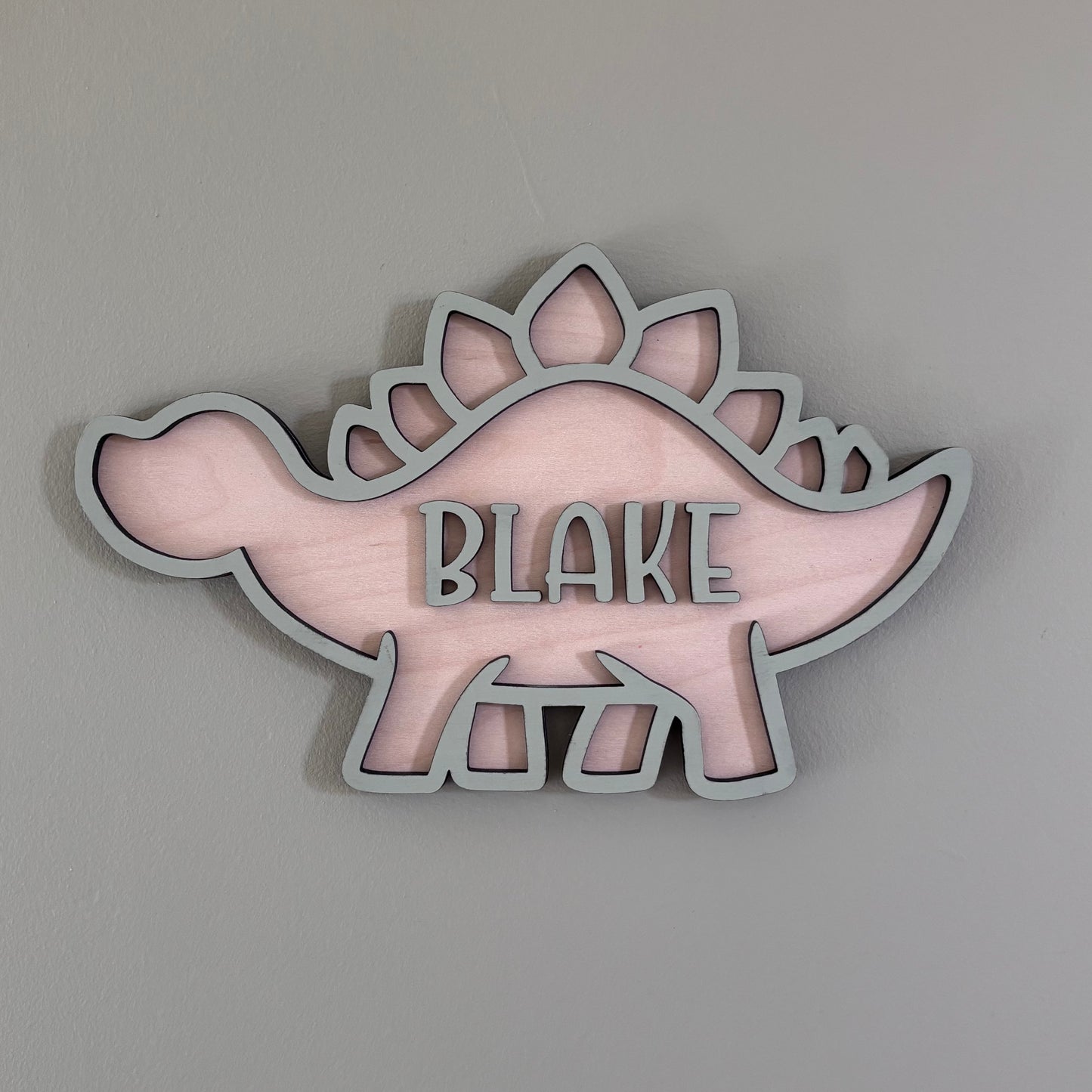 Dinosaur Bedroom Door Personalised Plaque