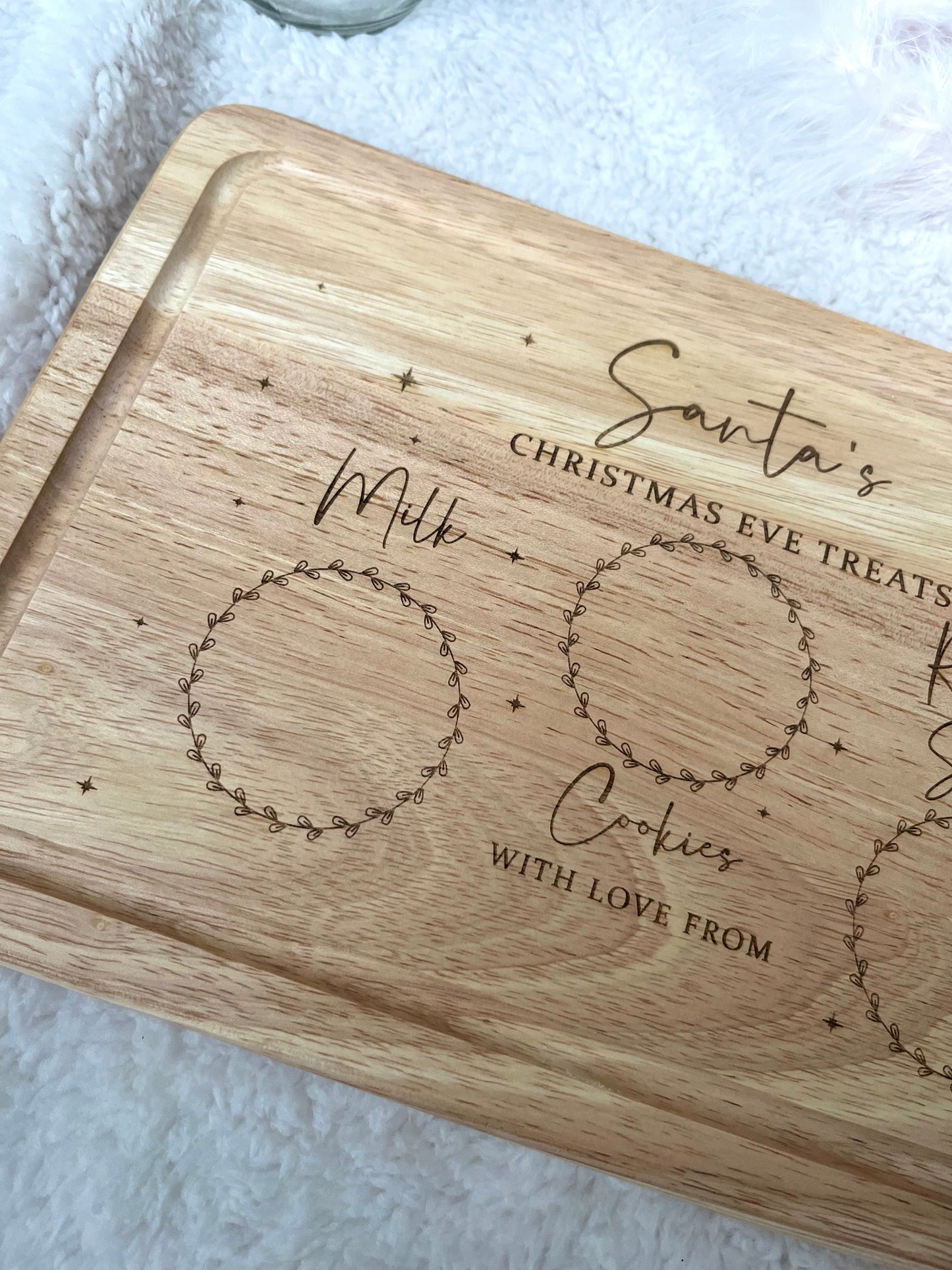 Personalised Christmas Eve Santa’s Treat Board