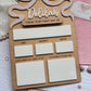Personalised First Day of School Board - Bows