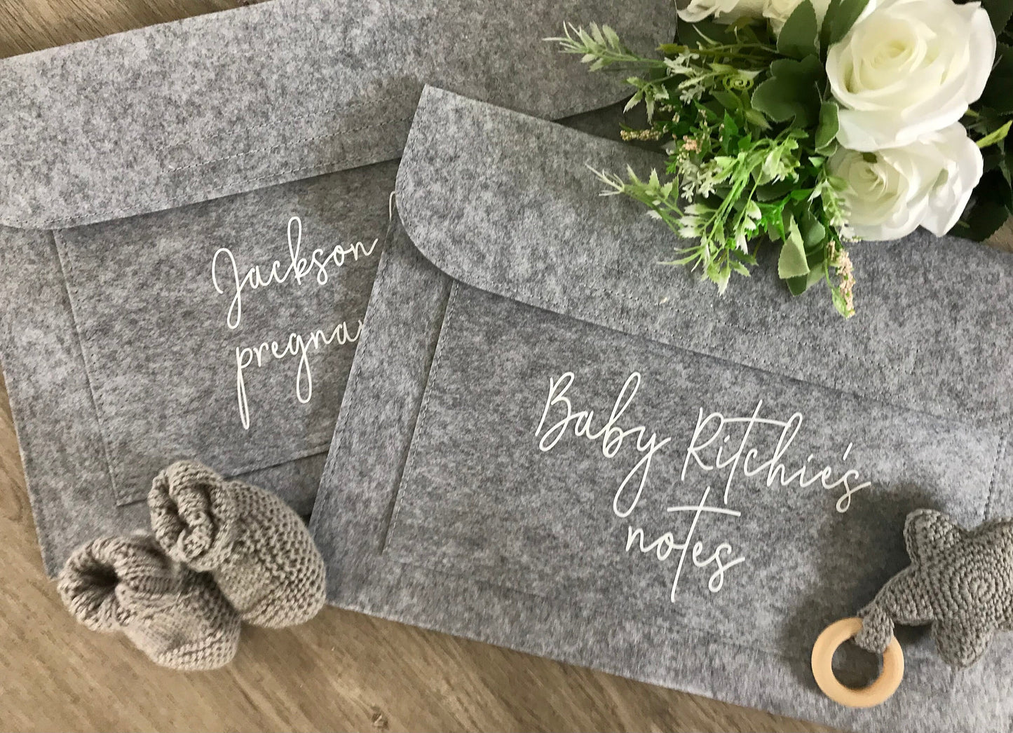 Personalised Pregnancy Document Folder