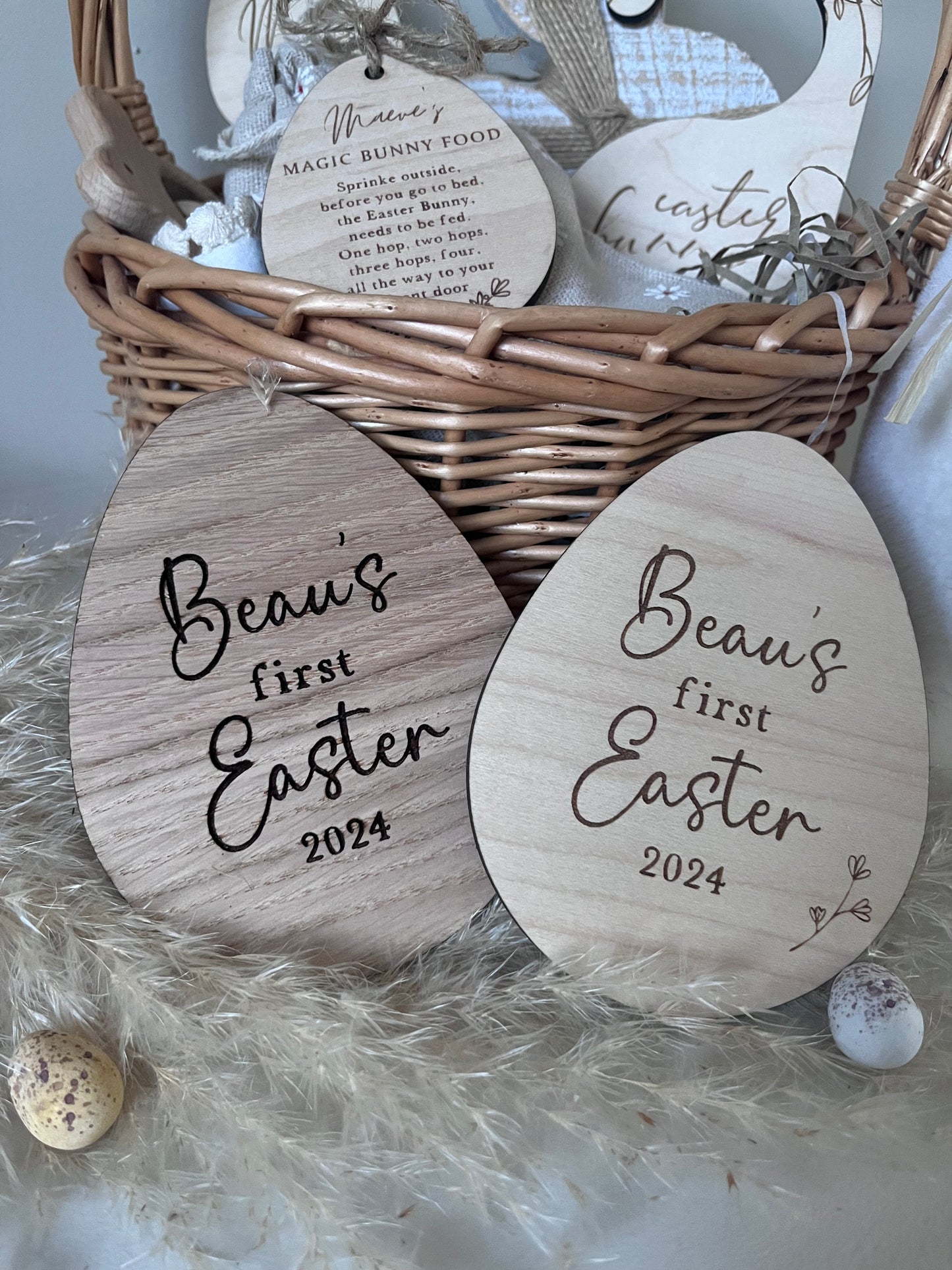 My First Easter Egg Personalised Keepsake Disc