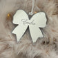Personalised Bow Bauble