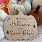 Personalised Pumpkin Keepsake