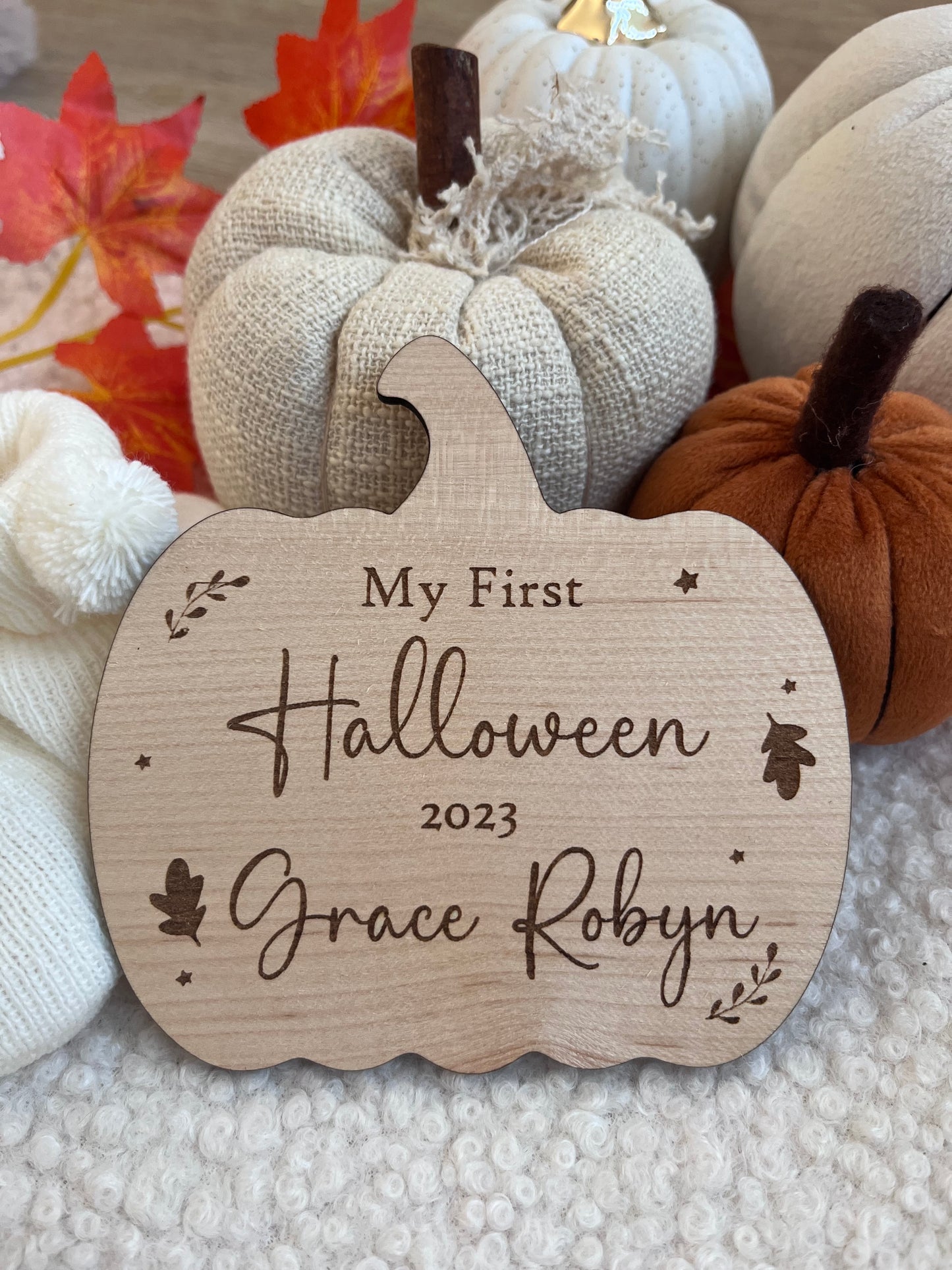 Personalised Pumpkin Keepsake