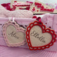 Valentines Scallop Heart Tag