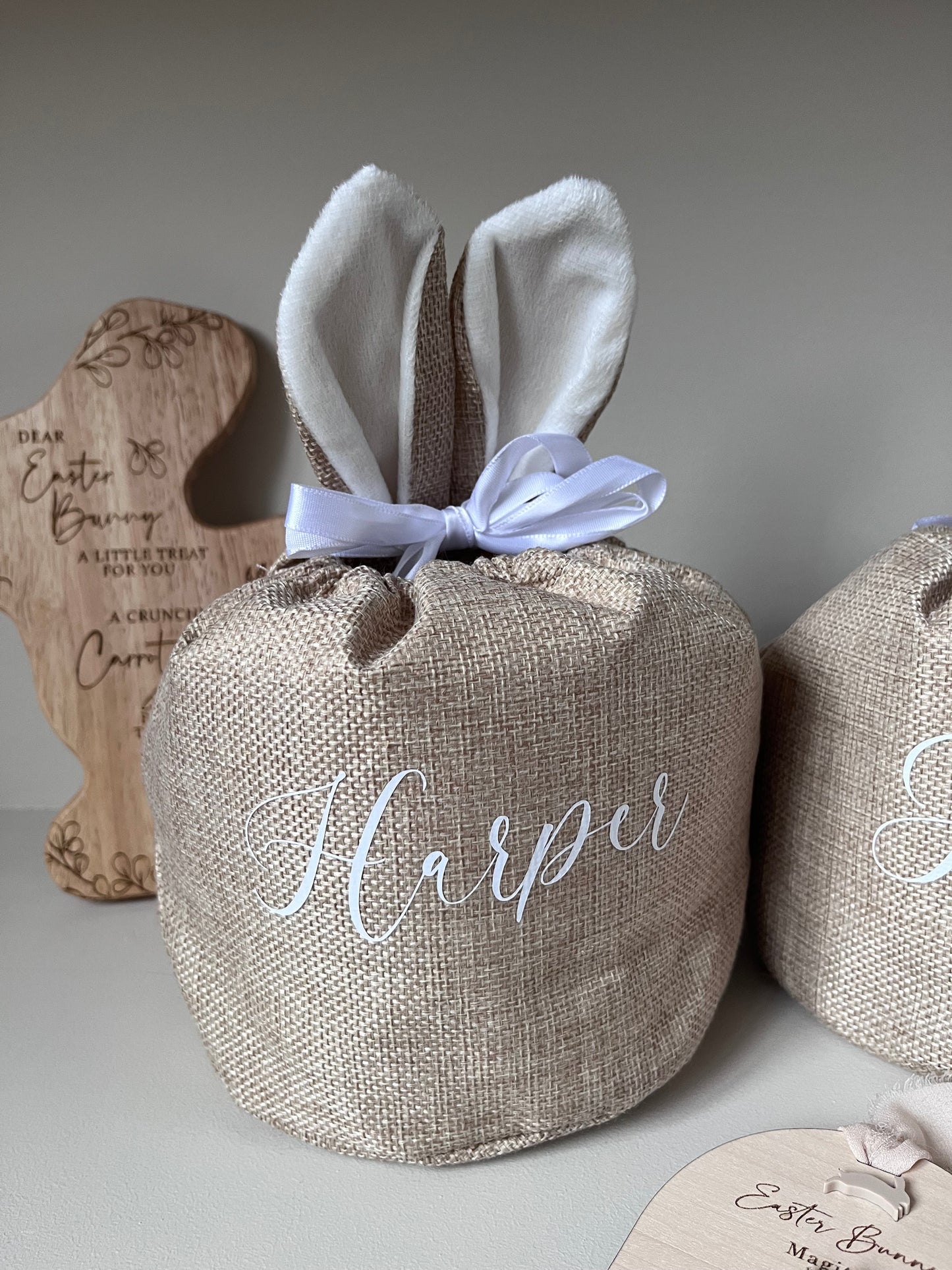 Jute Bunny Bags