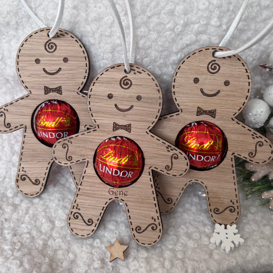 Personalised Tree Bauble - Lindt Chocolate Holder