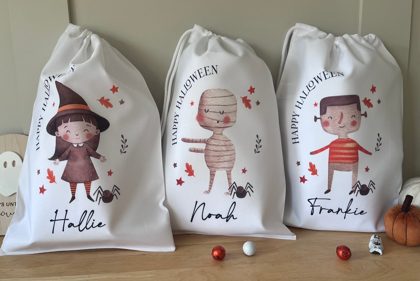 Personalised Halloween Sack