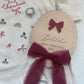 My First Christmas Personalised Plaque - Bow