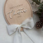 My First Christmas Personalised Plaque - Oval