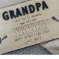 Personalised Father’s Day Handprint Plaque - Loved beyond measure