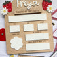 Personalised First Day of School Board - Strawberry Arch