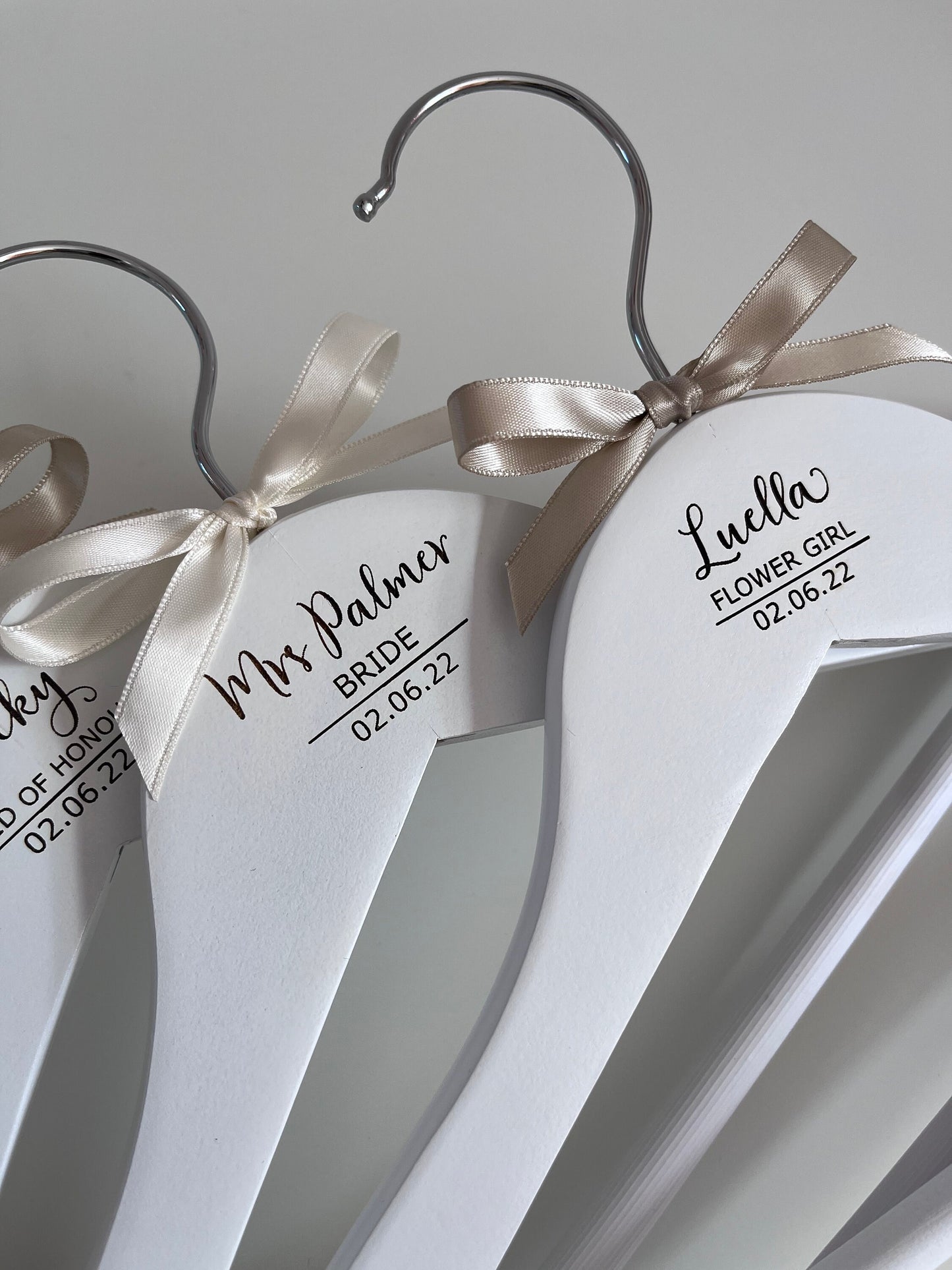 Personalised Wedding Coathangers