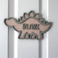Dinosaur Bedroom Door Personalised Plaque