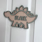 Dinosaur Bedroom Door Personalised Plaque