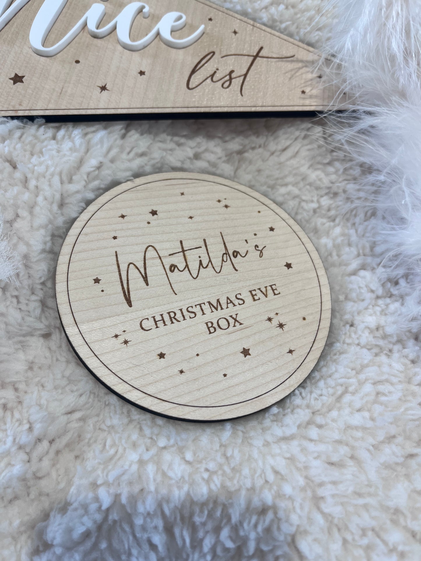 Personalised Christmas Eve Crate - Box Disc