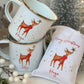 Personalised Reindeer Mug & Treat Bag