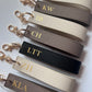 Luxury Monogram Keyring Wristlet