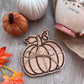 Wooden Pumpkin Coasters