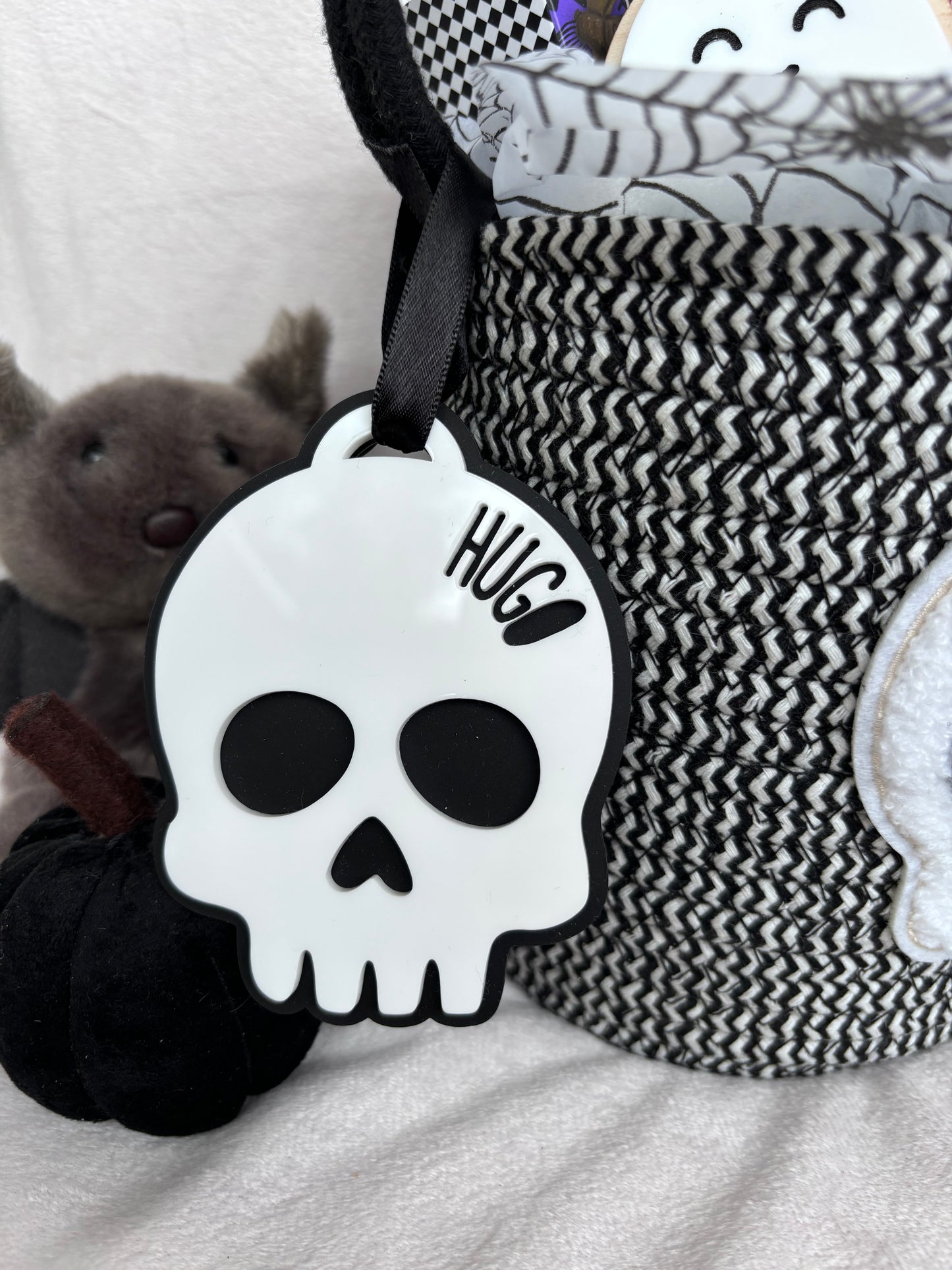 Halloween Skull Tag