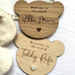Teddy Name Announcement Plaque